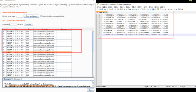 拿到机器ifconfig命令执行记录，部分会乱码